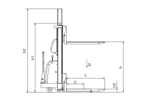 Semi-Electric Stacker, KX-CDSD