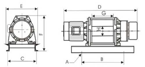 2000-3500KG Electric Windlass